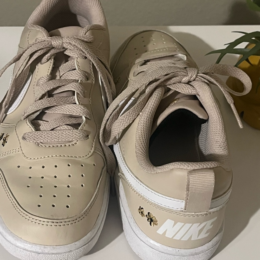 Nike Tan Sneakers with White Details
